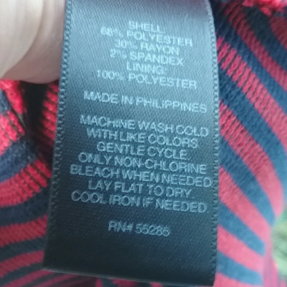 Express Striped Sleeveless Skater Dress - Picture 6 of 8